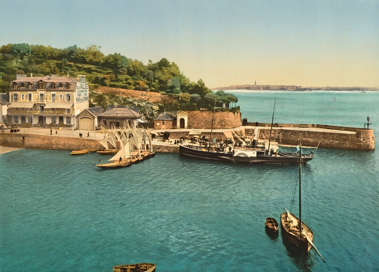 La Bec de la Vallée, Dinard, 1890-1900 de French Photographer