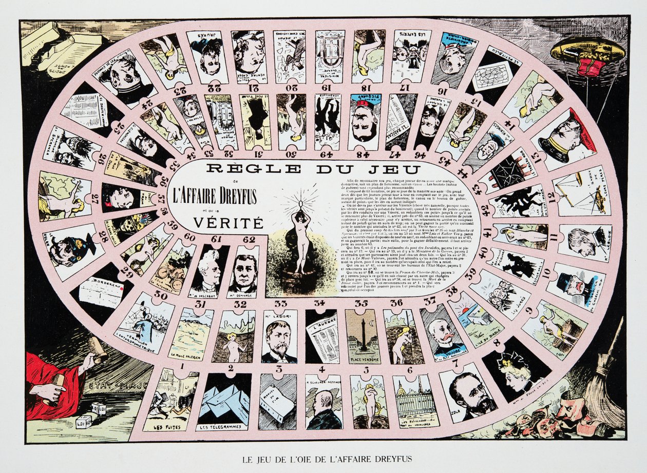 El Juego de la Oca del Caso Dreyfus, de Histoire de la Troisième République, Vol. I, l