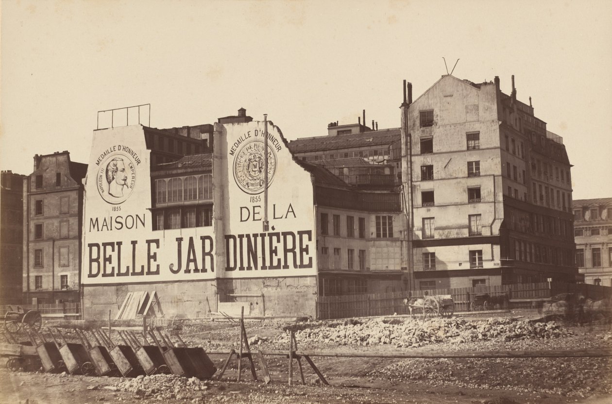 Maison de la Belle Jardinière, 1866 o 1867 (foto) de French Photographer