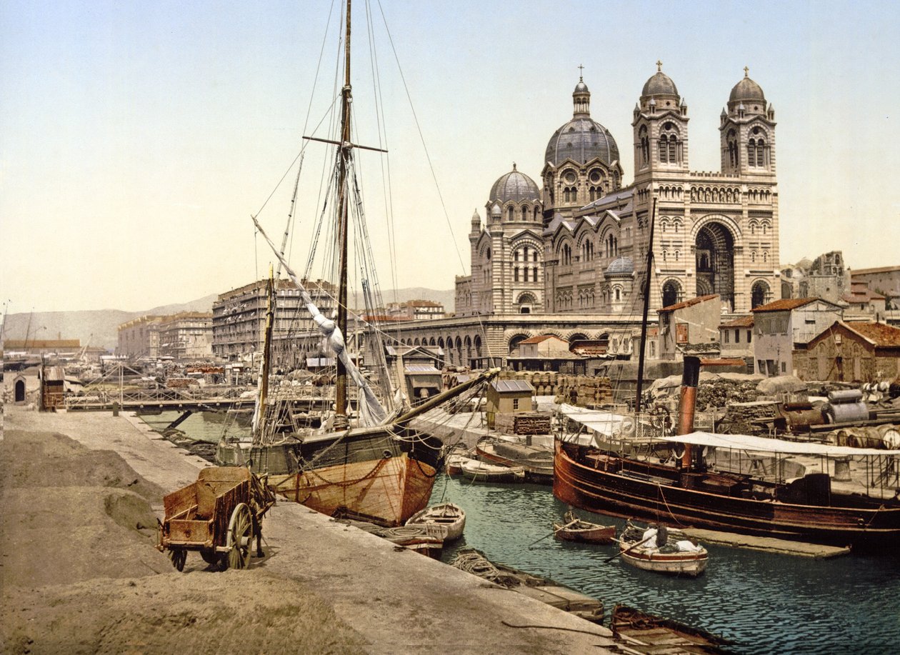 Catedral de Marsella, 1890-1900 de French Photographer