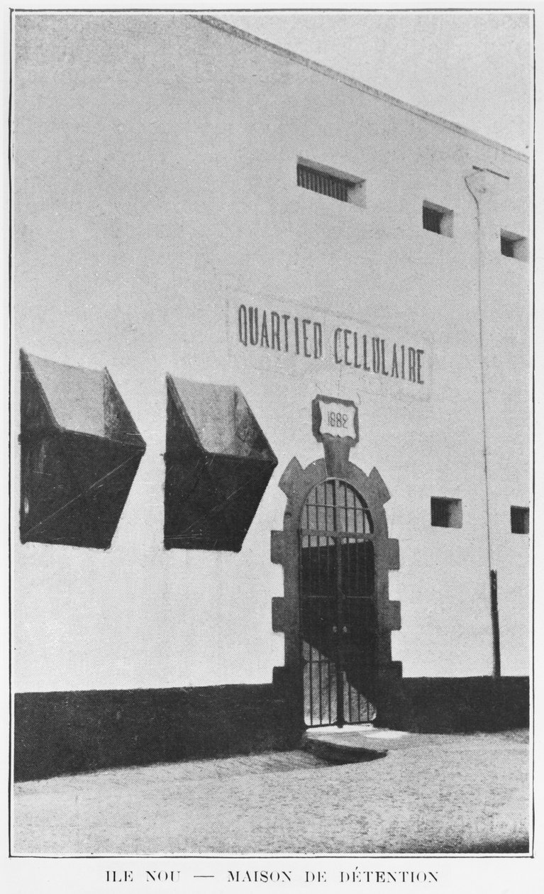 Nueva Caledonia, Isla de Nou, Casa de Detención, de La Dépêche Coloniale, 1903 de French Photographer