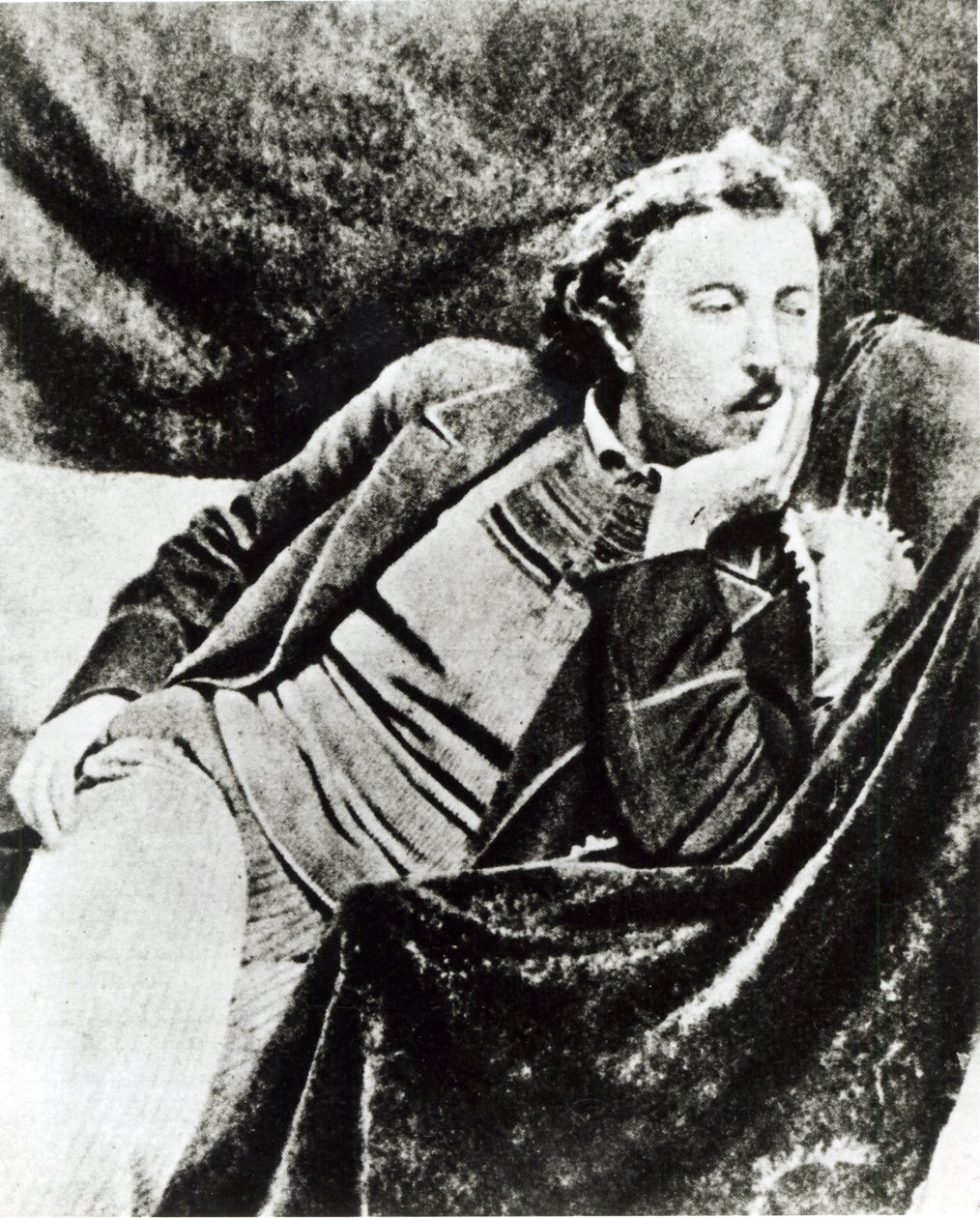 Paul Gauguin (1848-1903) (fotografía en blanco y negro) de French Photographer