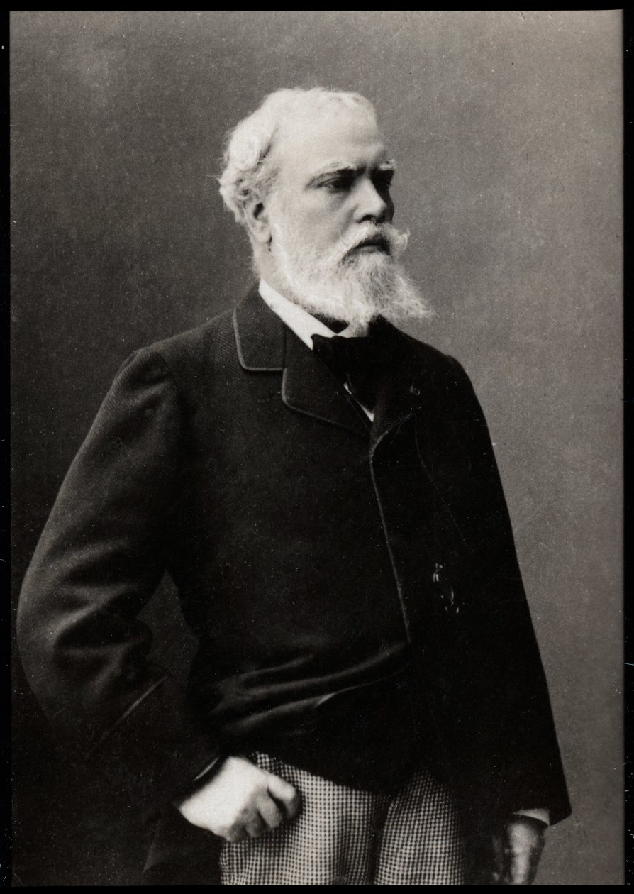 Retrato de Alexandre Cabanel (1823-1889), pintor francés de French Photographer