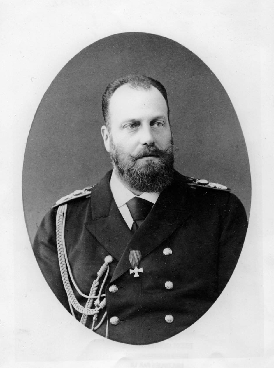 Retrato de Alexis Alexandrovitch Romanov, Gran Duque de Rusia de French Photographer