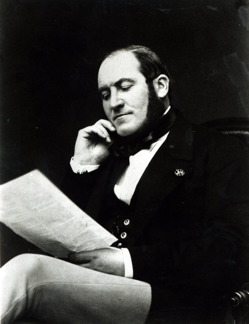 Retrato del Barón Georges Eugene Haussmann (1809-91), siglo XIX de French Photographer