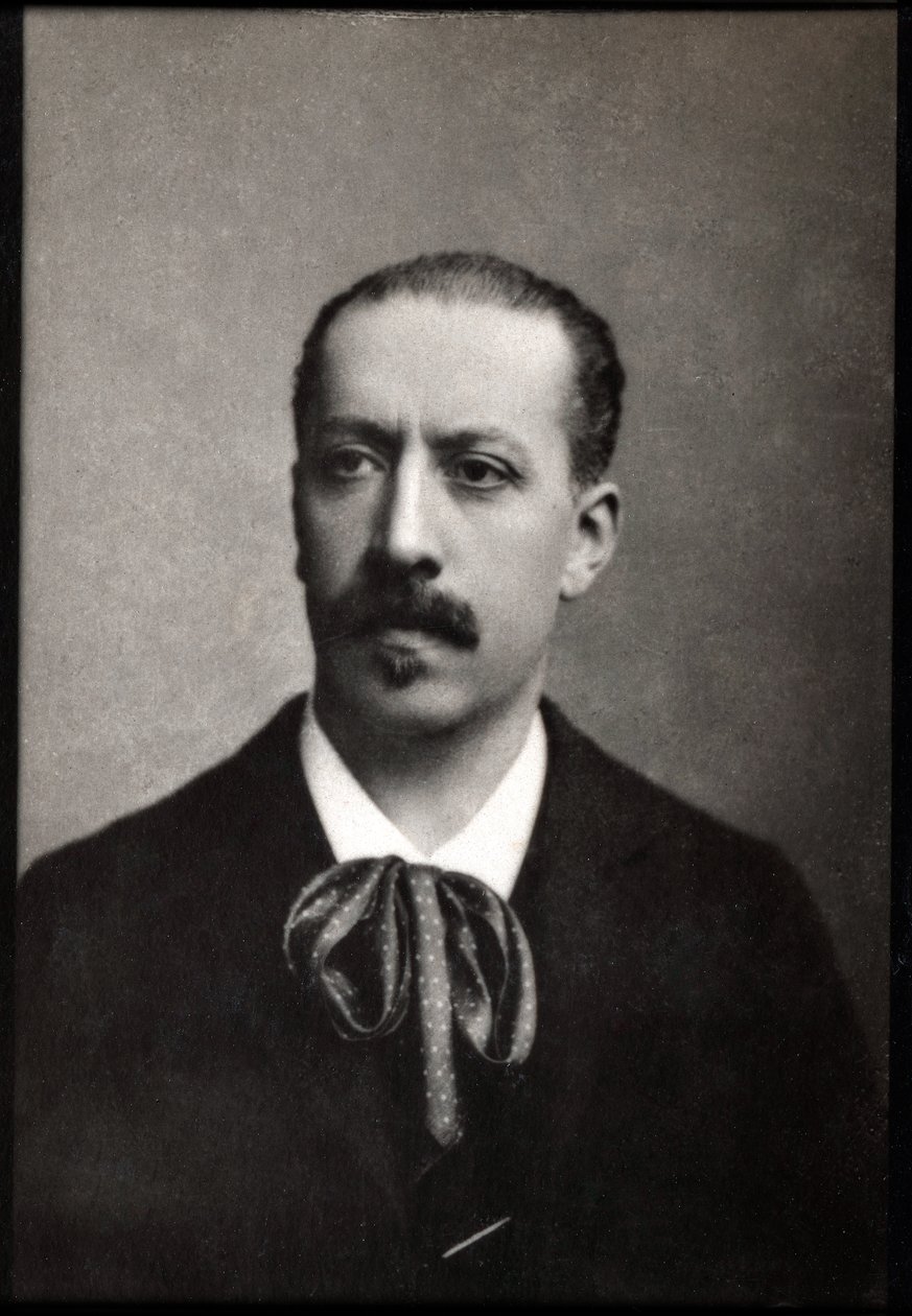 Retrato de Charles Marie Jean Albert Widor (1844-1937), organista, compositor y profesor francés de French Photographer