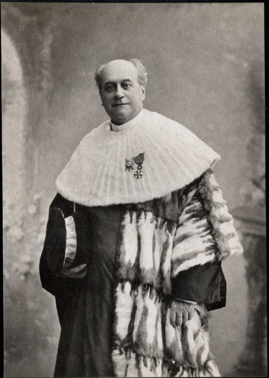 Retrato de Charles Mazeau (1825-1905), juez y político francés de French Photographer