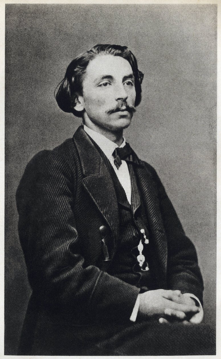 Retrato de Etienne Mallarme, conocido como Stephane Mallarme (1842-1898) en 1862, poeta francés. Fotografía de French Photographer