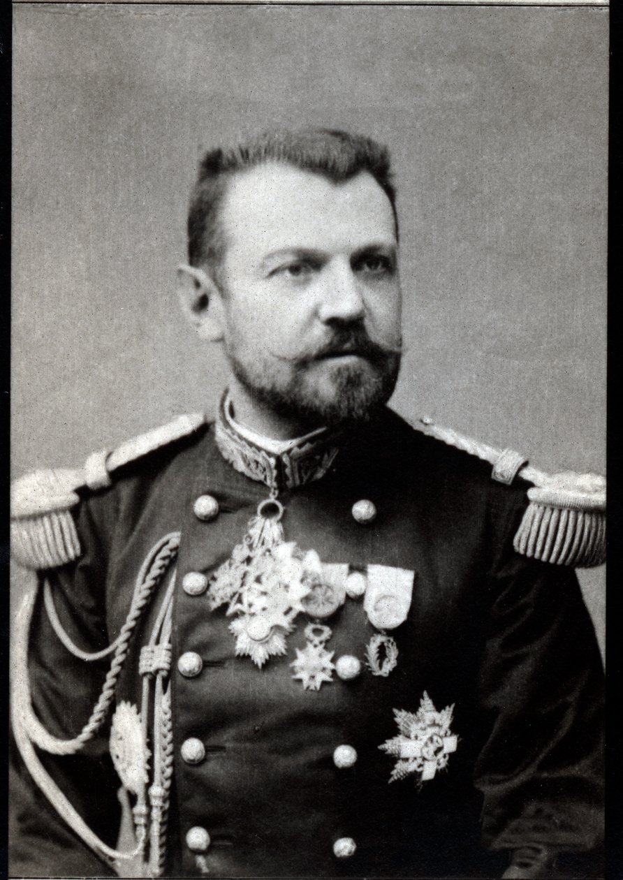 Retrato de Henri Joseph Brugere (1841-1918), general francés de French Photographer