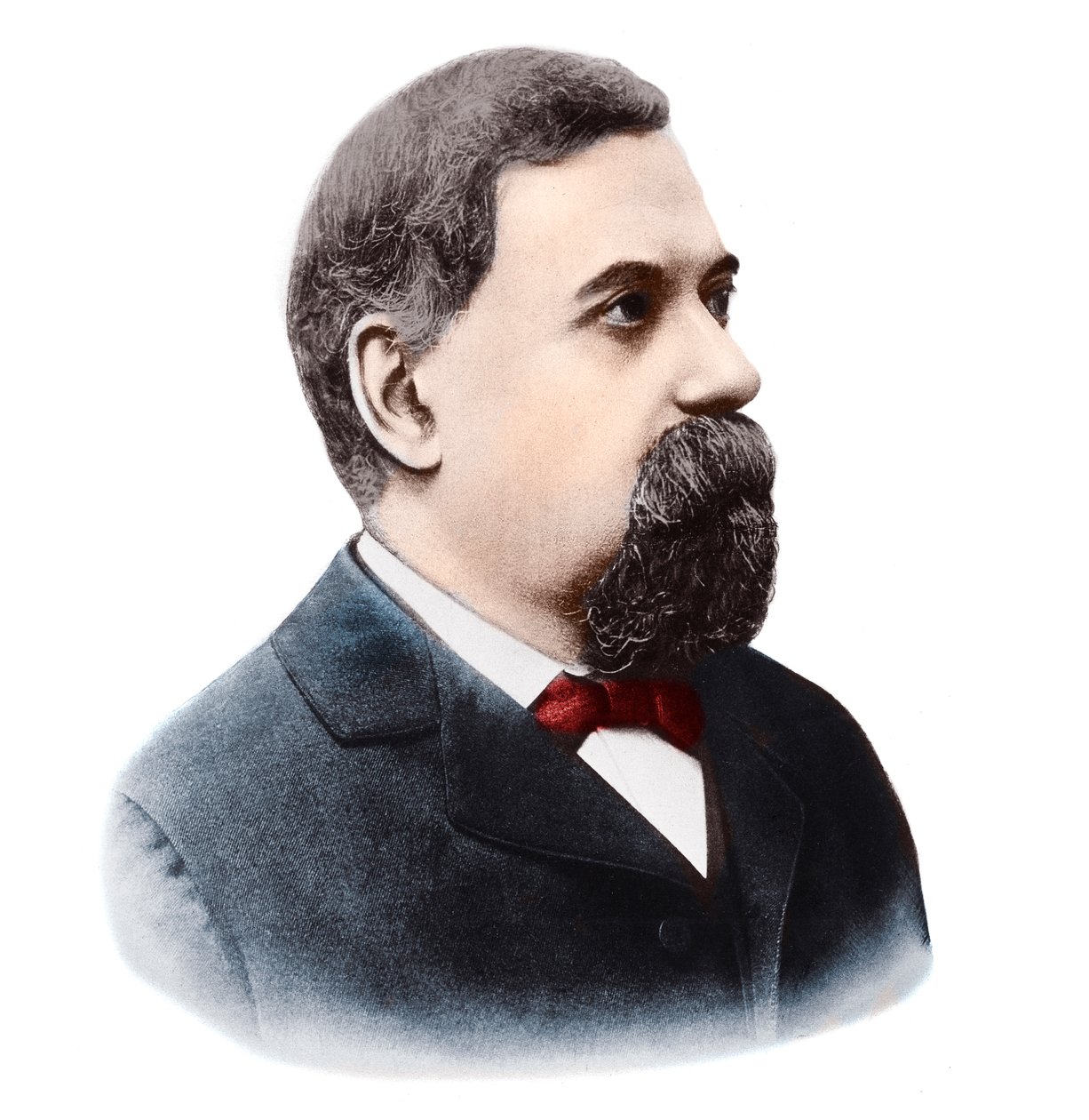 Retrato de Giovanni Schiaparelli (1835-1910), astrónomo italiano de French Photographer