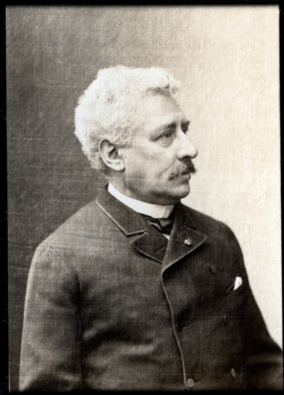 Retrato de Olivier Metra (1830-1889), director de orquesta y compositor francés de French Photographer