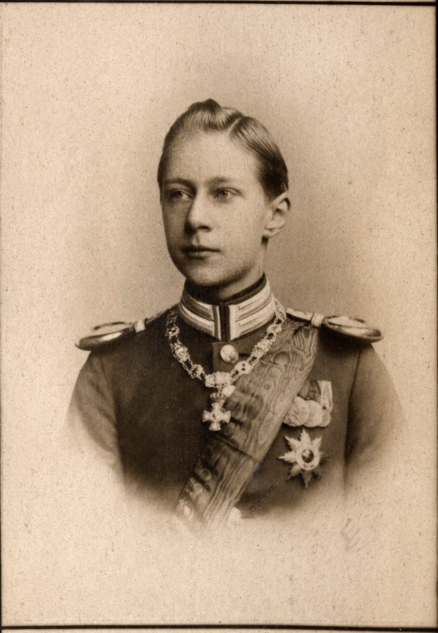 Retrato del Príncipe Guillermo (1882-1951), Príncipe heredero alemán de French Photographer