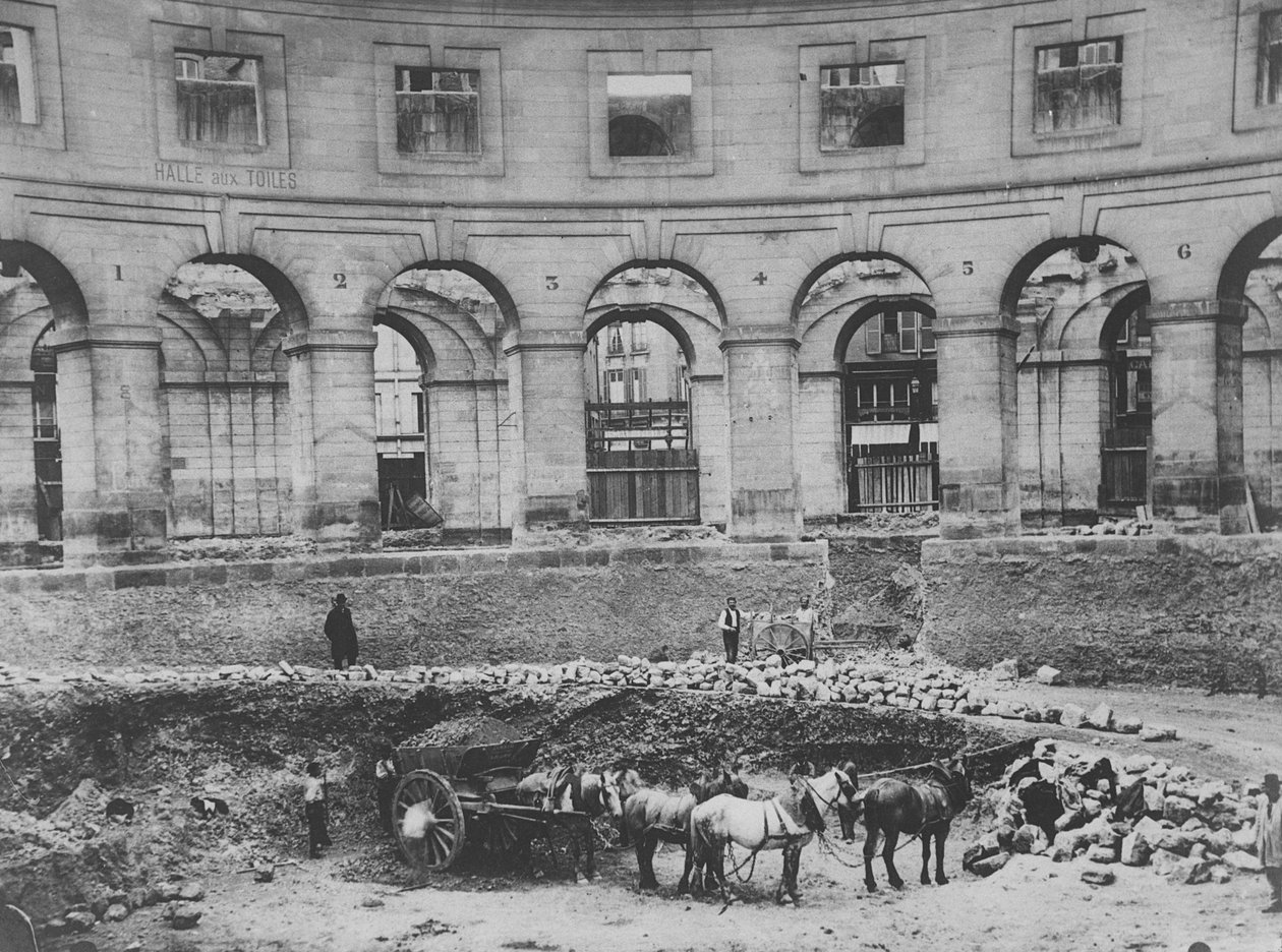 Reconstrucción de la Halle au Blé, París de French Photographer