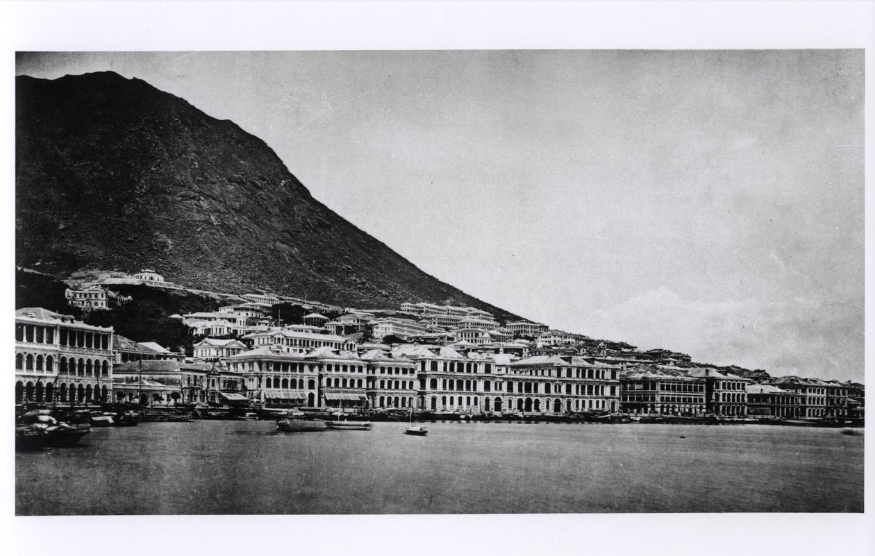 La Praya, Hong Kong, de Illustrations de la Chine et de ses Habitants por J. Thompson, publicado en 1873 de French Photographer