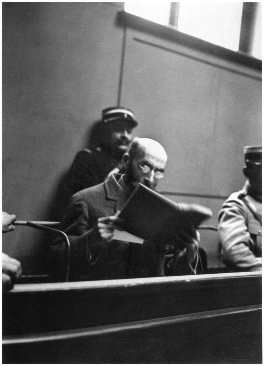 El juicio de Henri Desire Landru (1869-1922) 20 de noviembre de 1921 de French Photographer