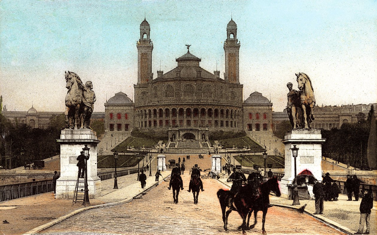 Palacio del Trocadero construido para la Exposición Universal de París de 1878, c. 1906 (foto) de French Photographer