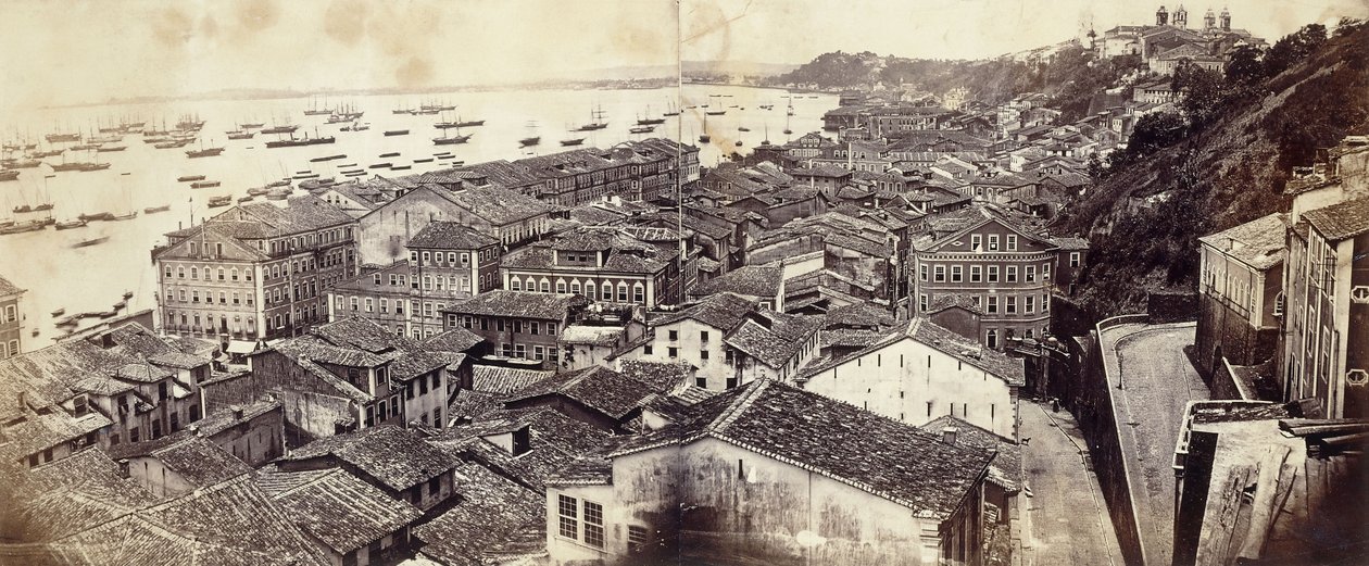 Vista de Bahía, c. 1864-8 de French Photographer