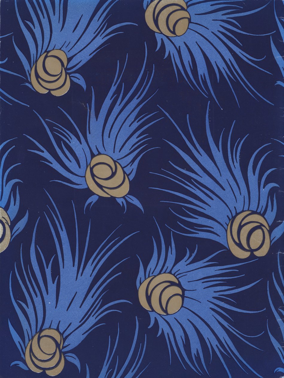 Diseño de los años 20 (litografía en color) de French School