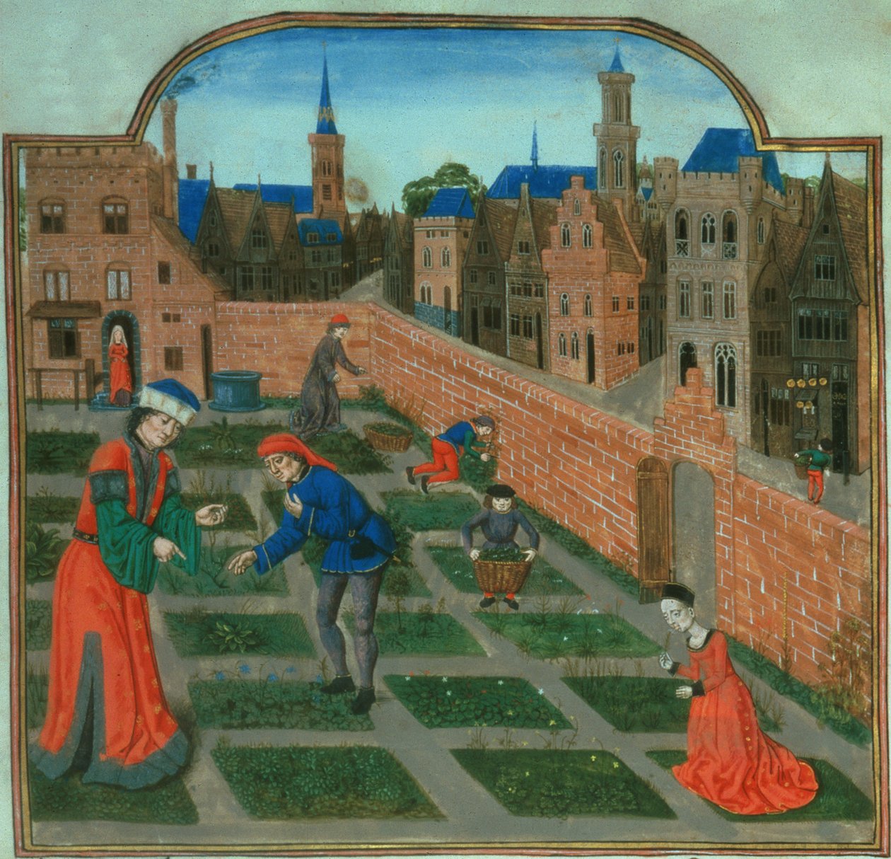 Add 19720 f.165 Un jardín de la ciudad amurallada, de 