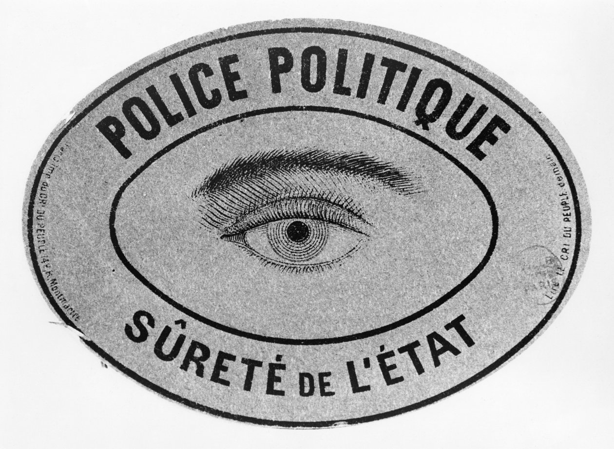 Anuncio probablemente publicado en el periódico Le Cri du Peuple confiscado por la policía, 1886 de French School
