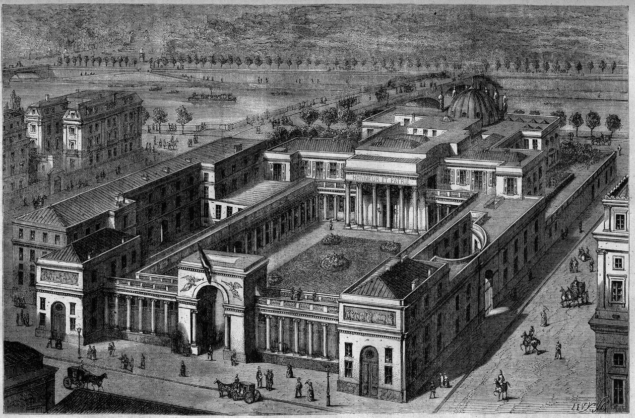 Vista aérea del Palais de la Légion d