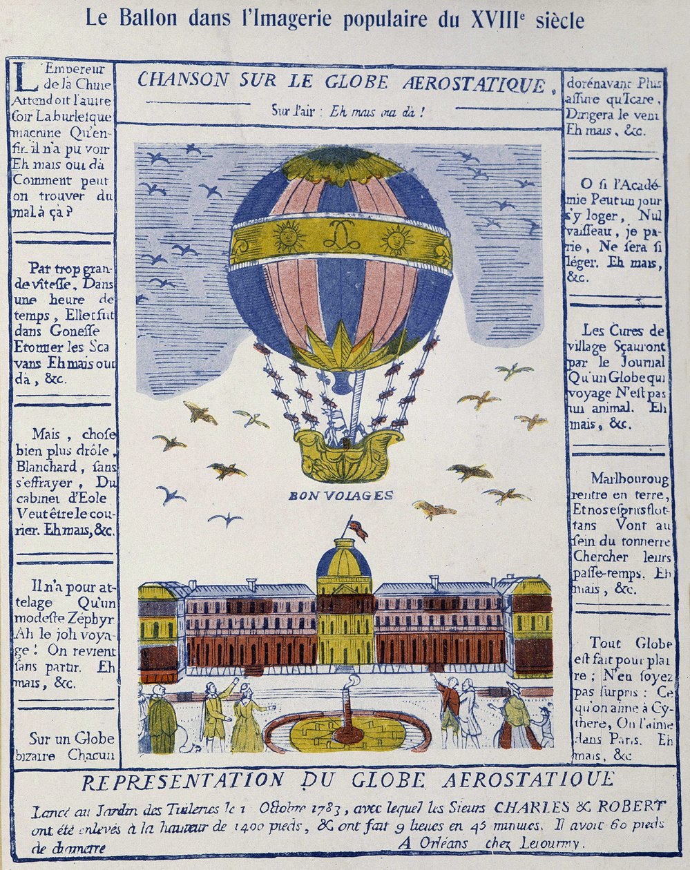 Aerostato: canción sobre el globo aerostático de French School