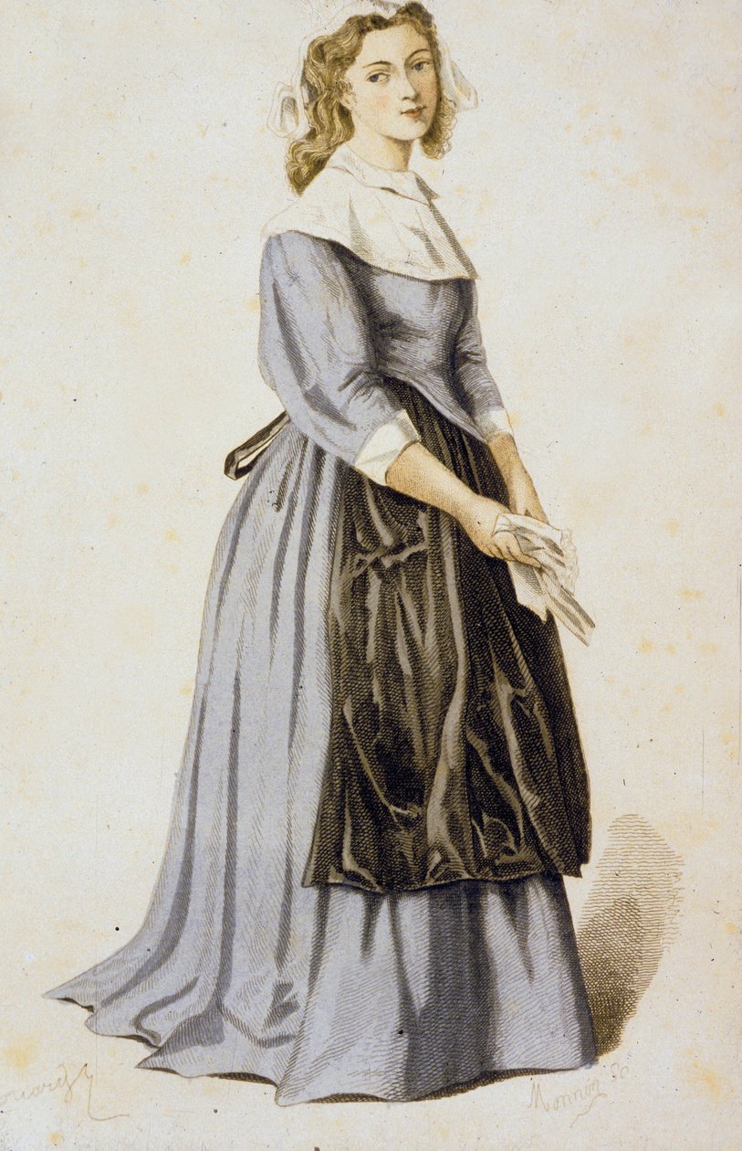 Agnes, de "La escuela de las esposas" de Moliere de French School