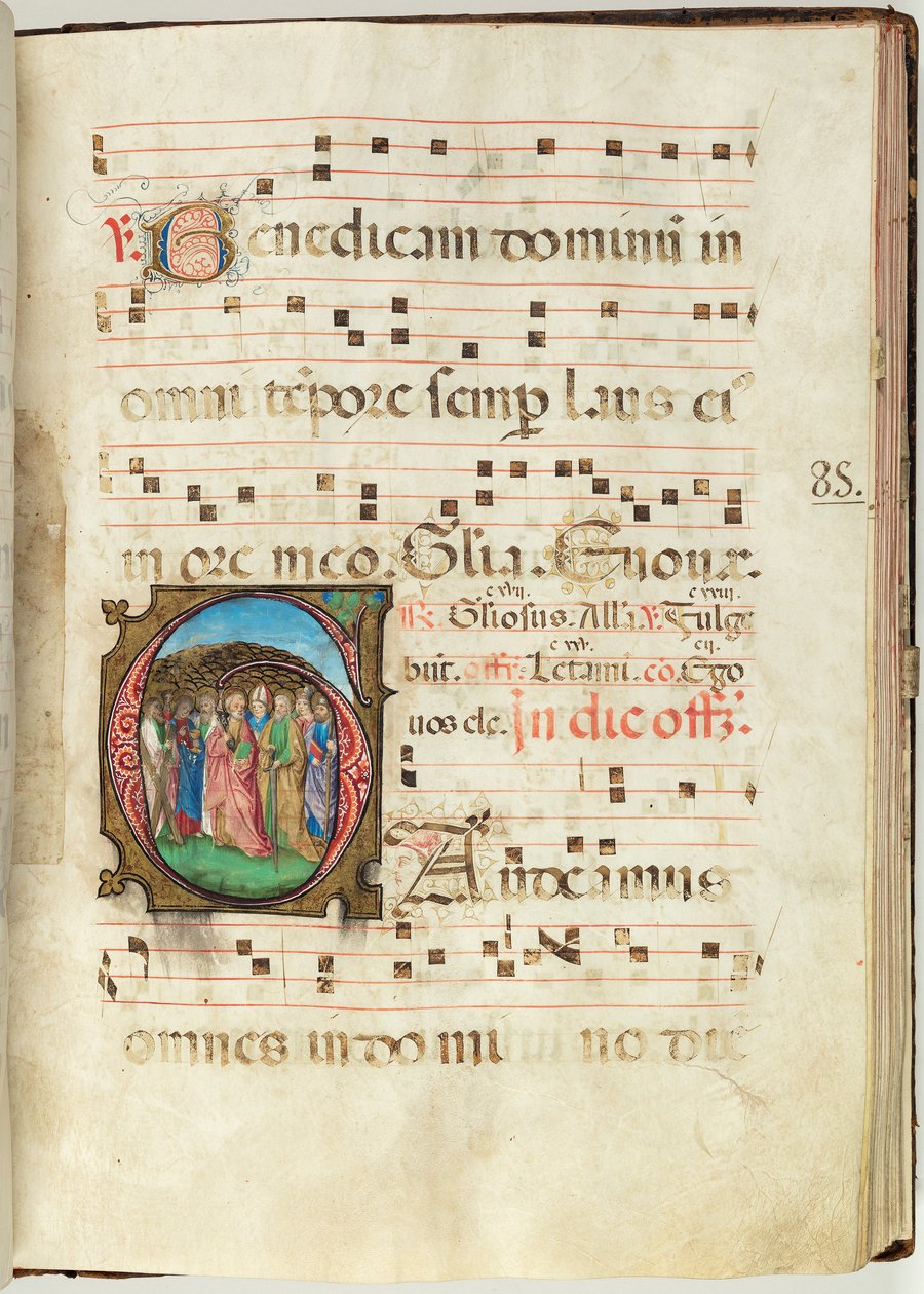 Todos los Santos, Gradual f.85 de French School