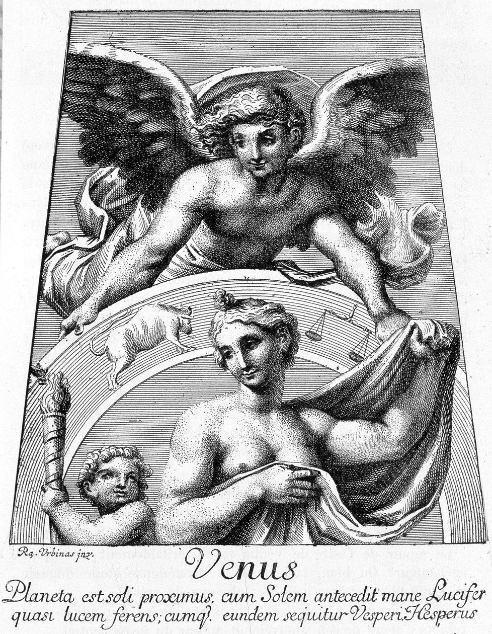 Alegoría del planeta Venus - en "Las tierras del cielo" de Camille Flammarion, ed. Marpon & Flammarion, París de French School