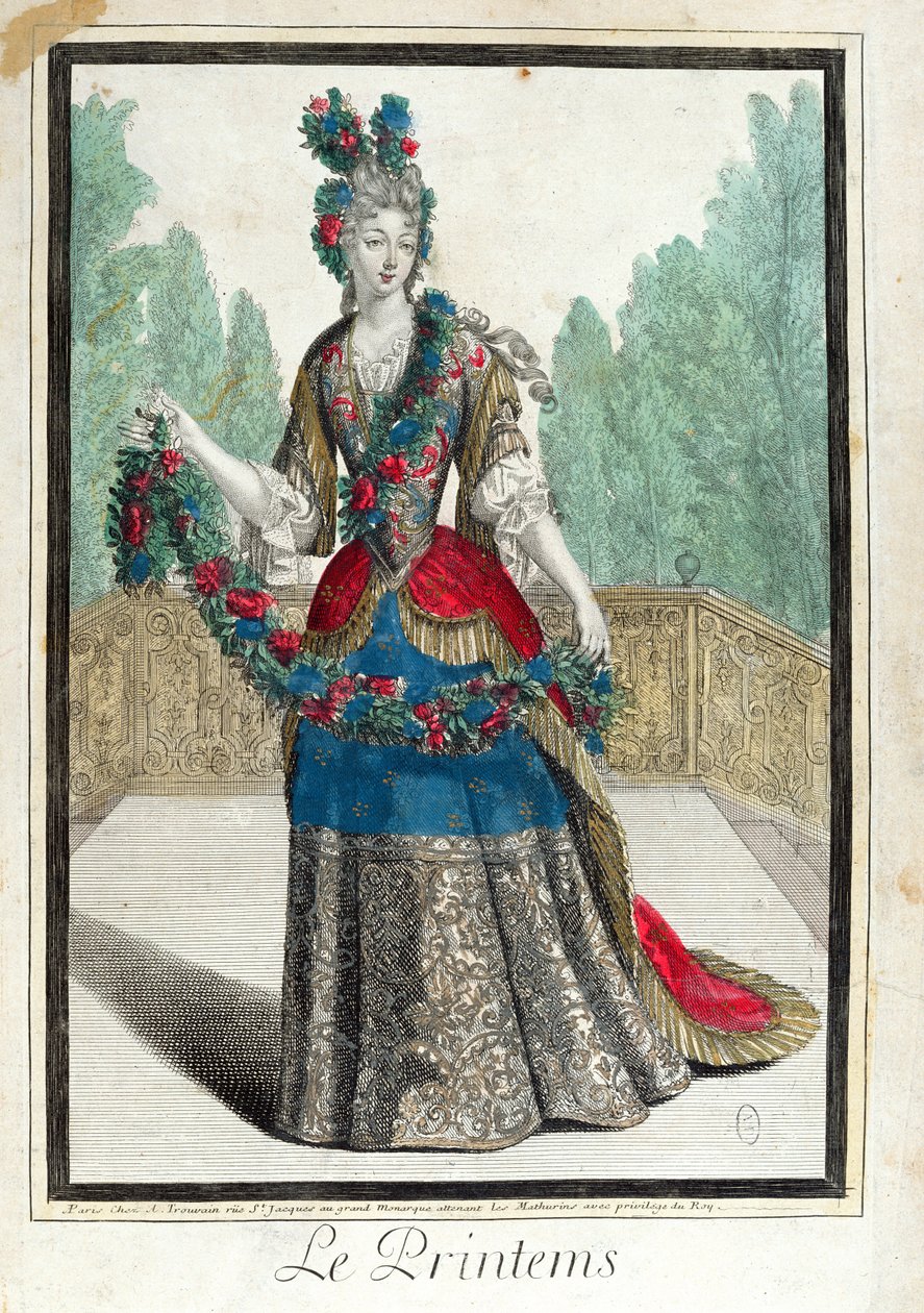 Alegoría de la primavera de French School