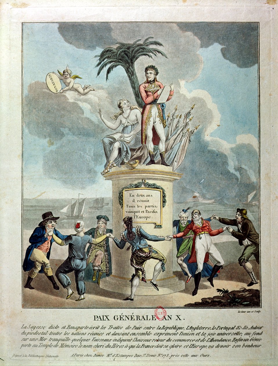 Alegoría de la Paz de Amiens, 1802 de French School