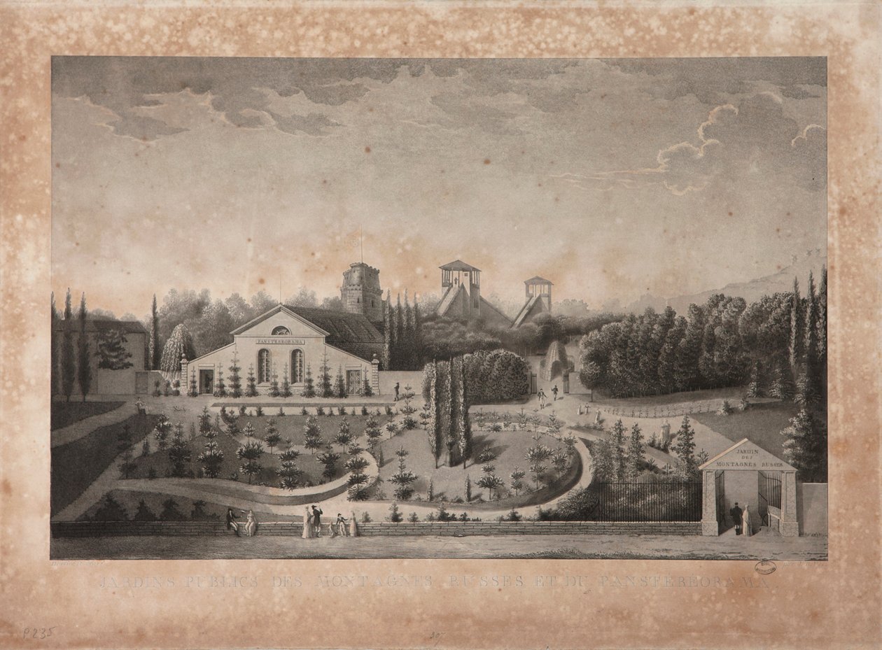 Parque de atracciones con Panstéréorama de French School