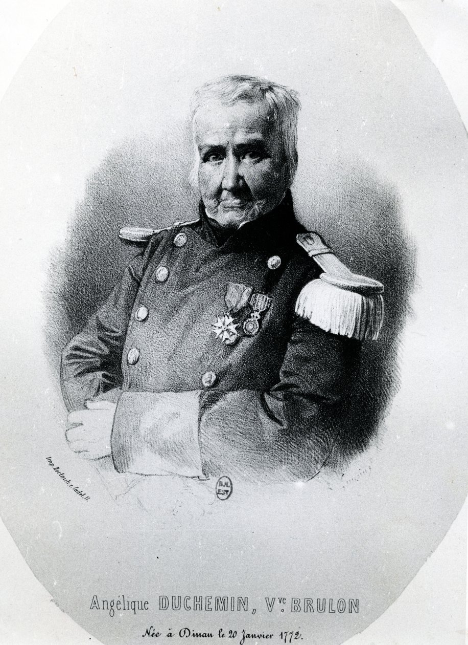 Angélique Duchemin, impresión realizada por R. Bertants, c.1848 de French School