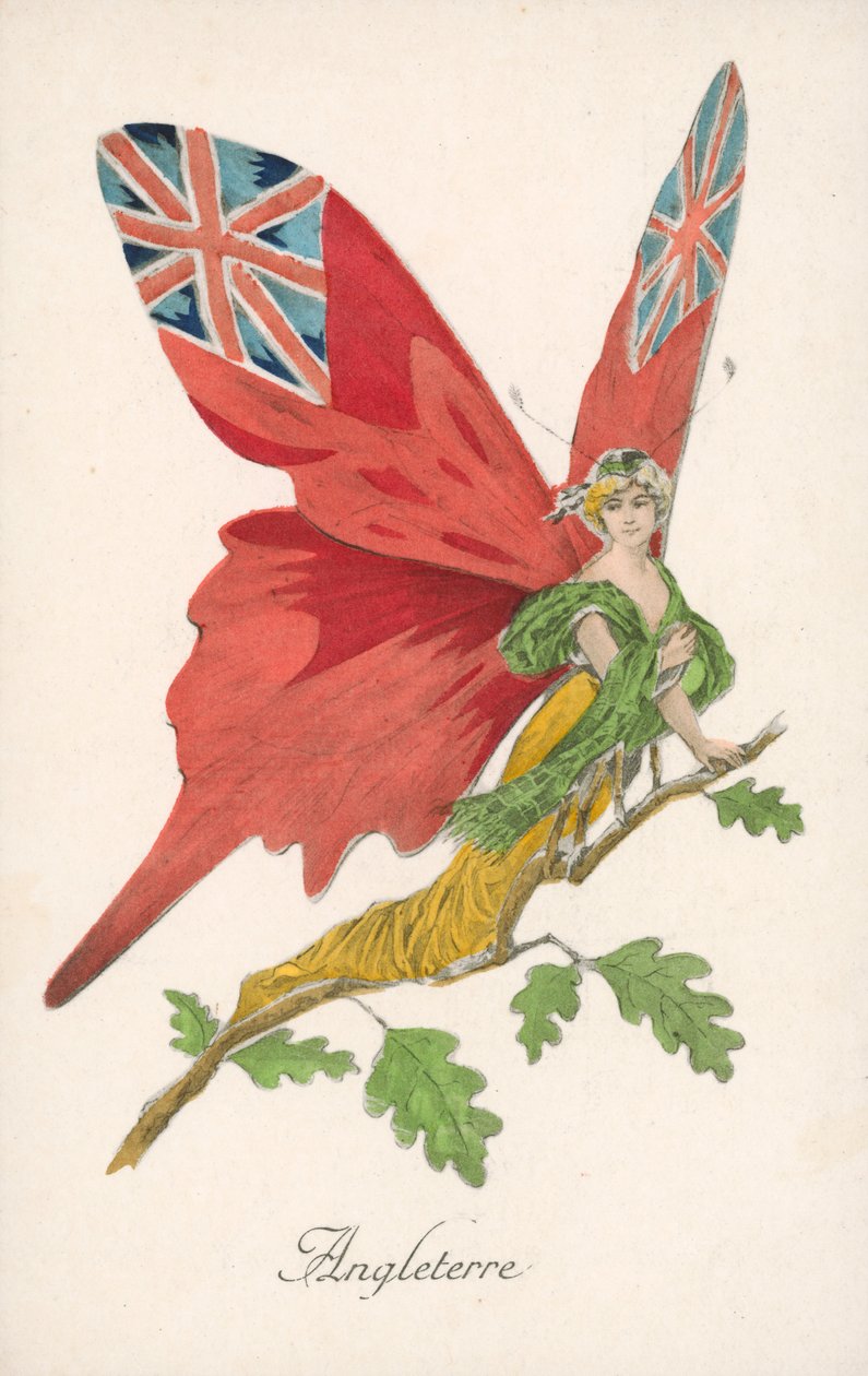 Inglaterra (litografía en color) de French School
