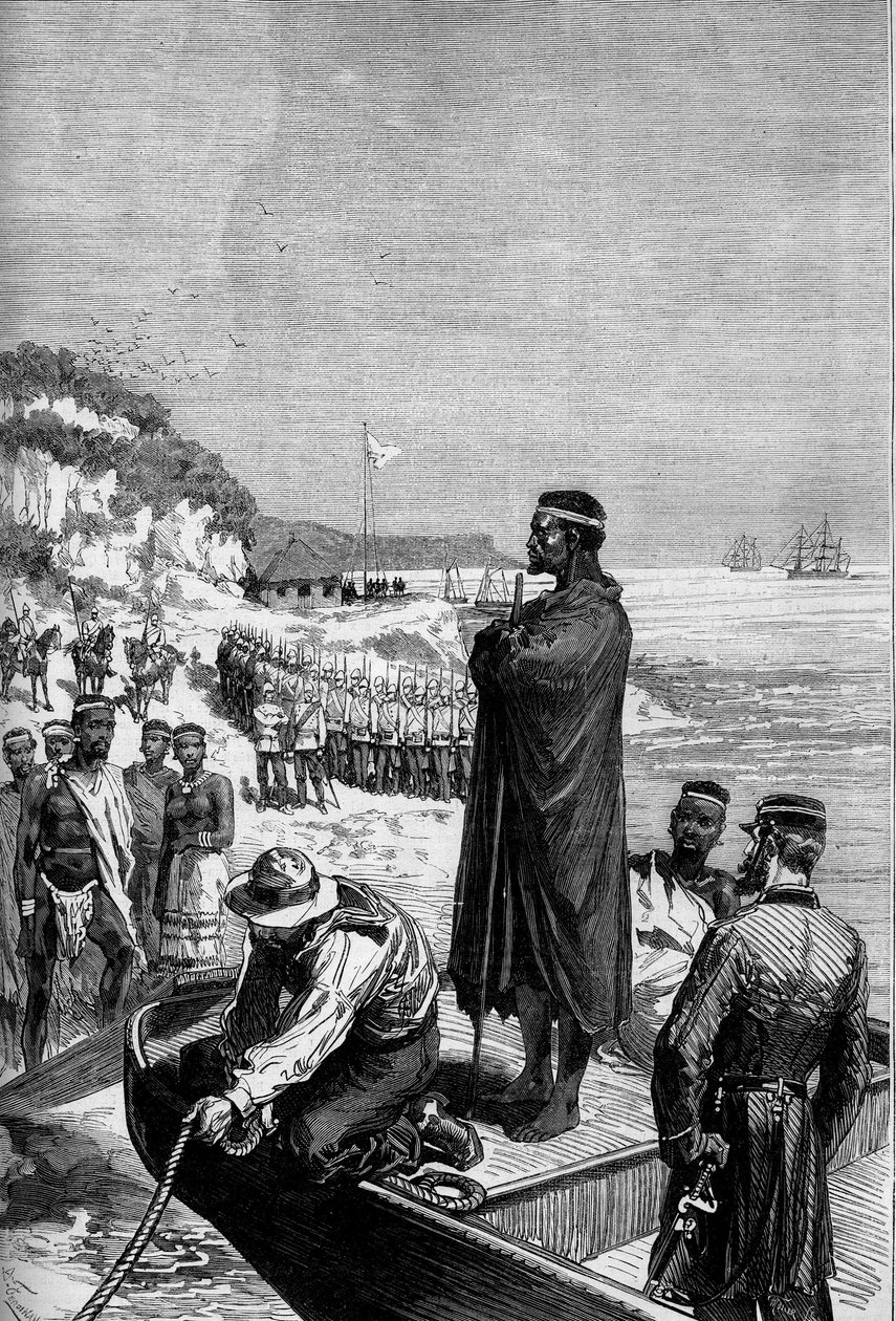 Guerra Anglo-Zulú en Sudáfrica de French School