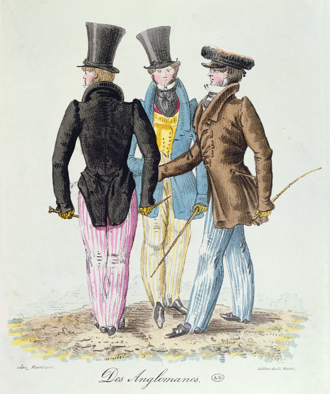 Anglómanos, c.1830 de French School