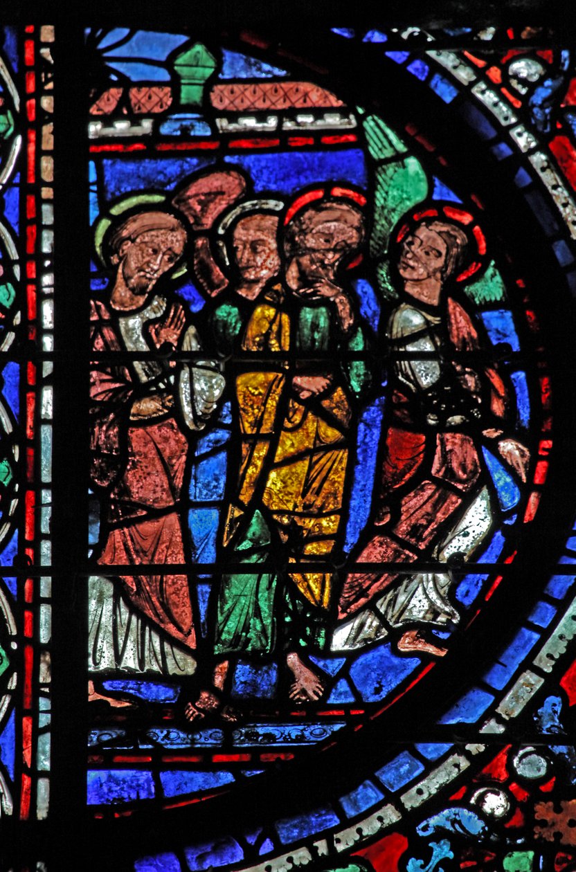 Apóstoles mostrando la Muerte de la Virgen de French School