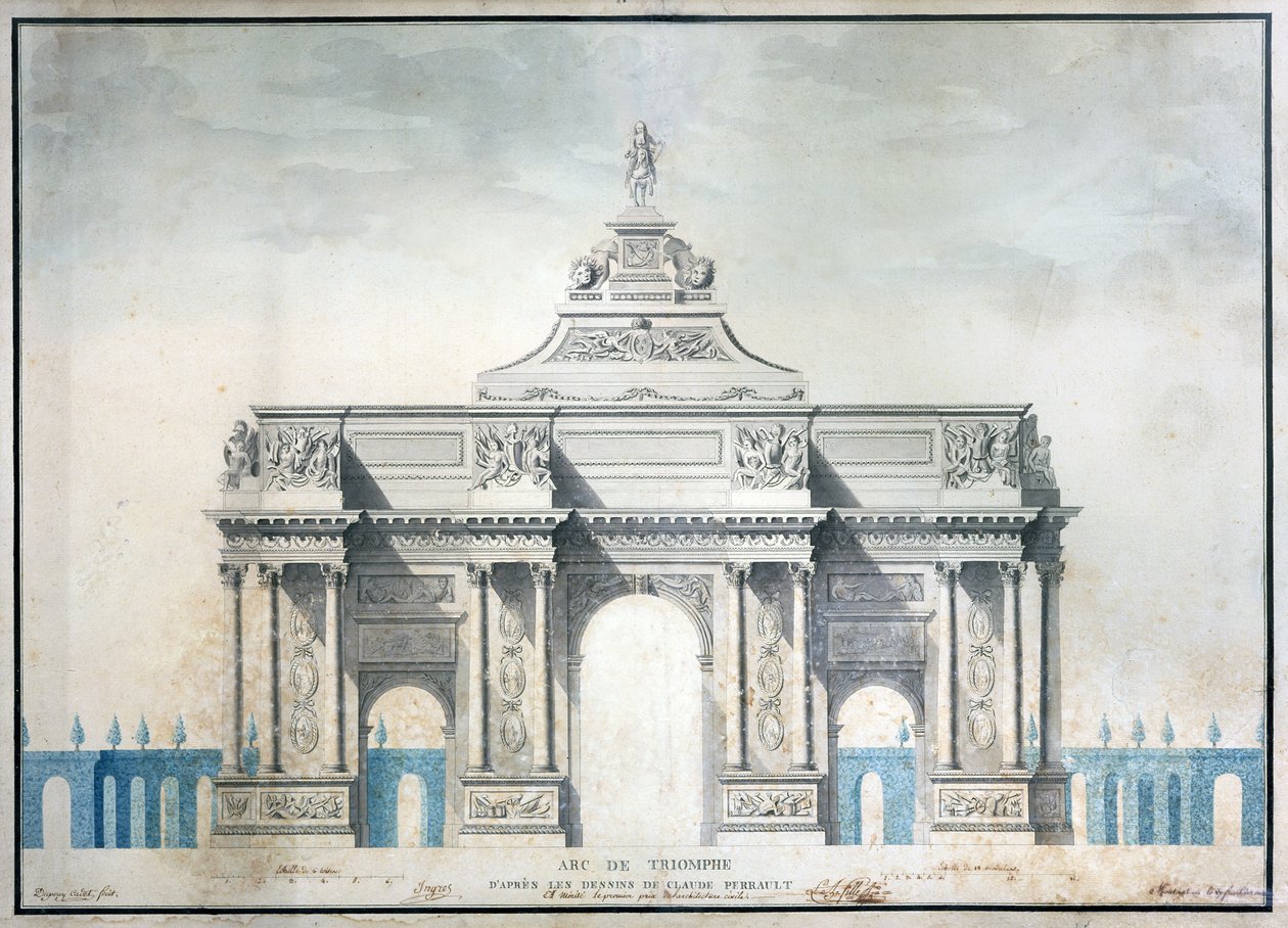 Arco de Triunfo, c.1810 de French School