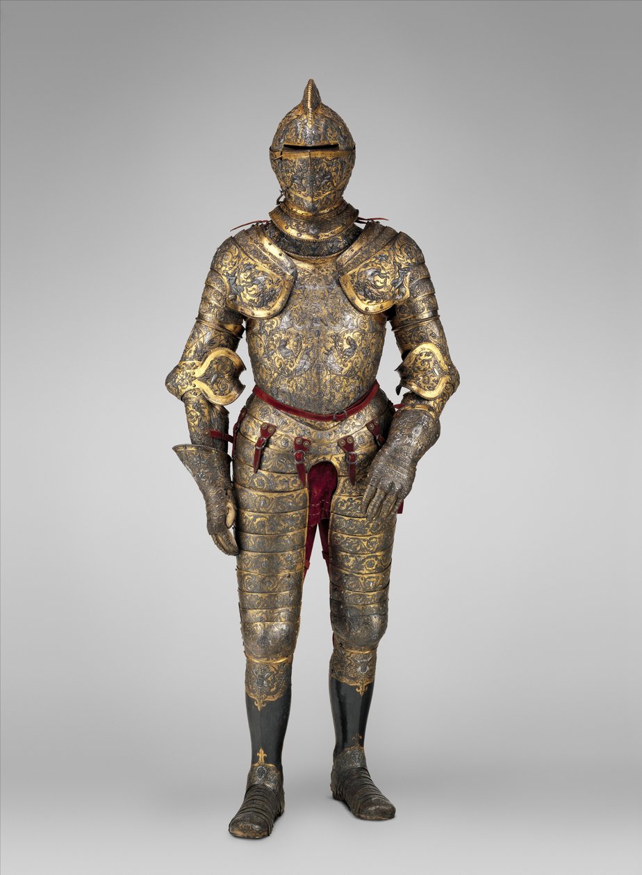 Armadura de Enrique II, Rey de Francia (reinó 1547-59), c.1555 de French School