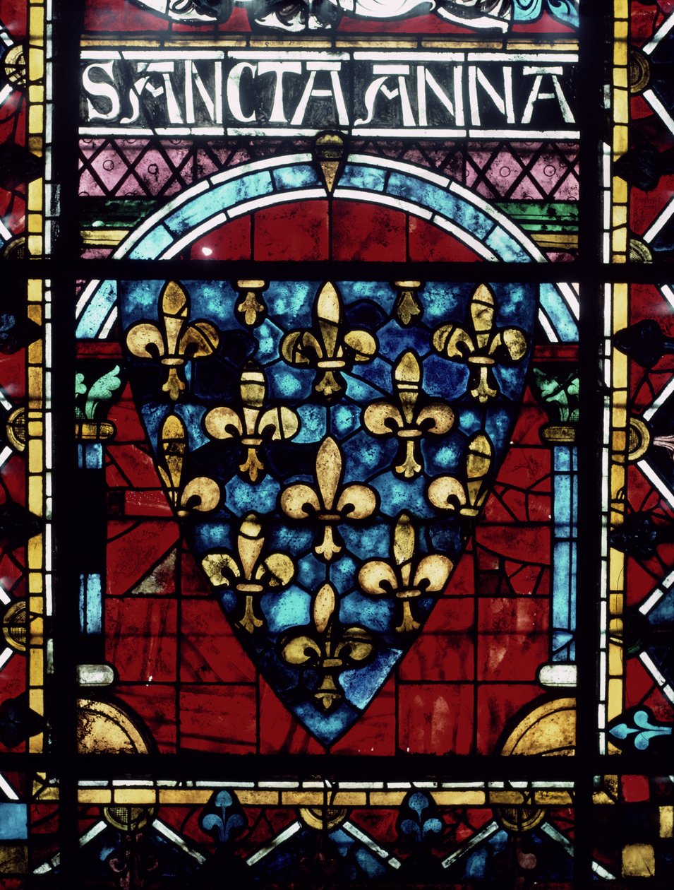Escudo de Francia, siglo XIII de French School