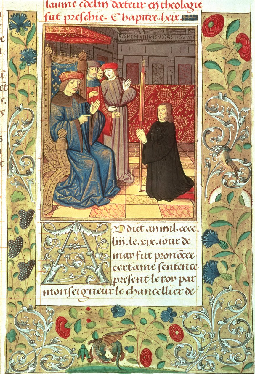 Atlas Ms Fr.2679 f.377 Jacques Coeur (c.1395-1456) ante Carlos VII (1403-61) c.1390-1453 de French School