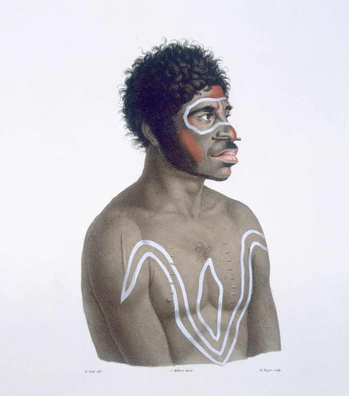 Aborigen australiano, 1812 de French School