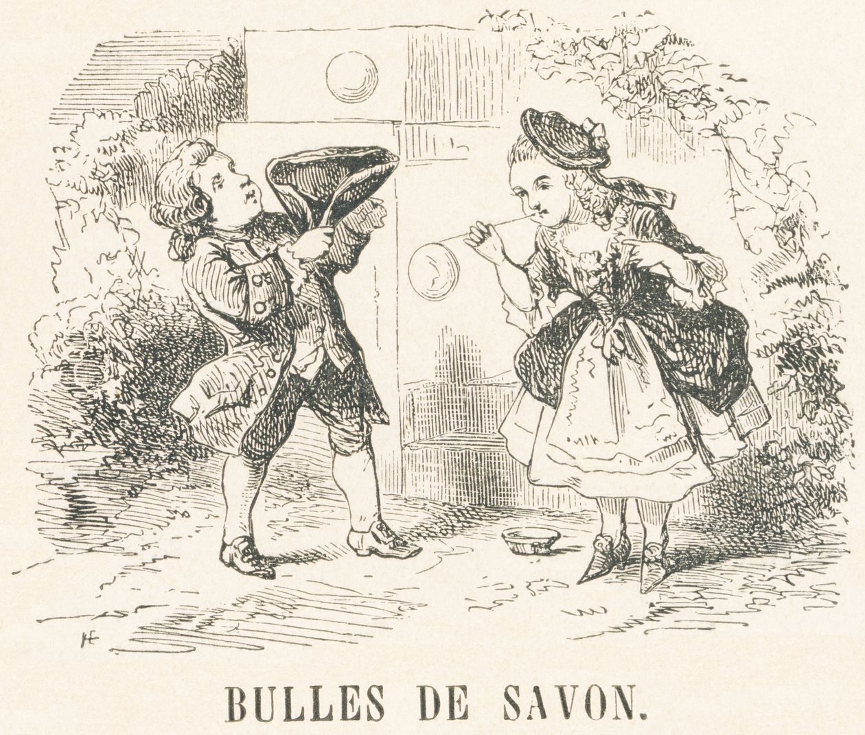 B: Burbujas de jabón de French School