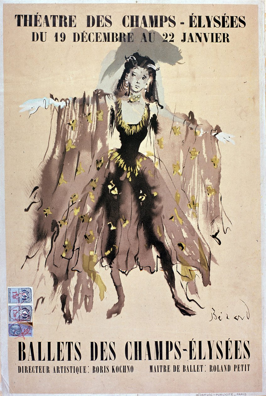 Ballet de los Campos Elíseos - cartel de French School