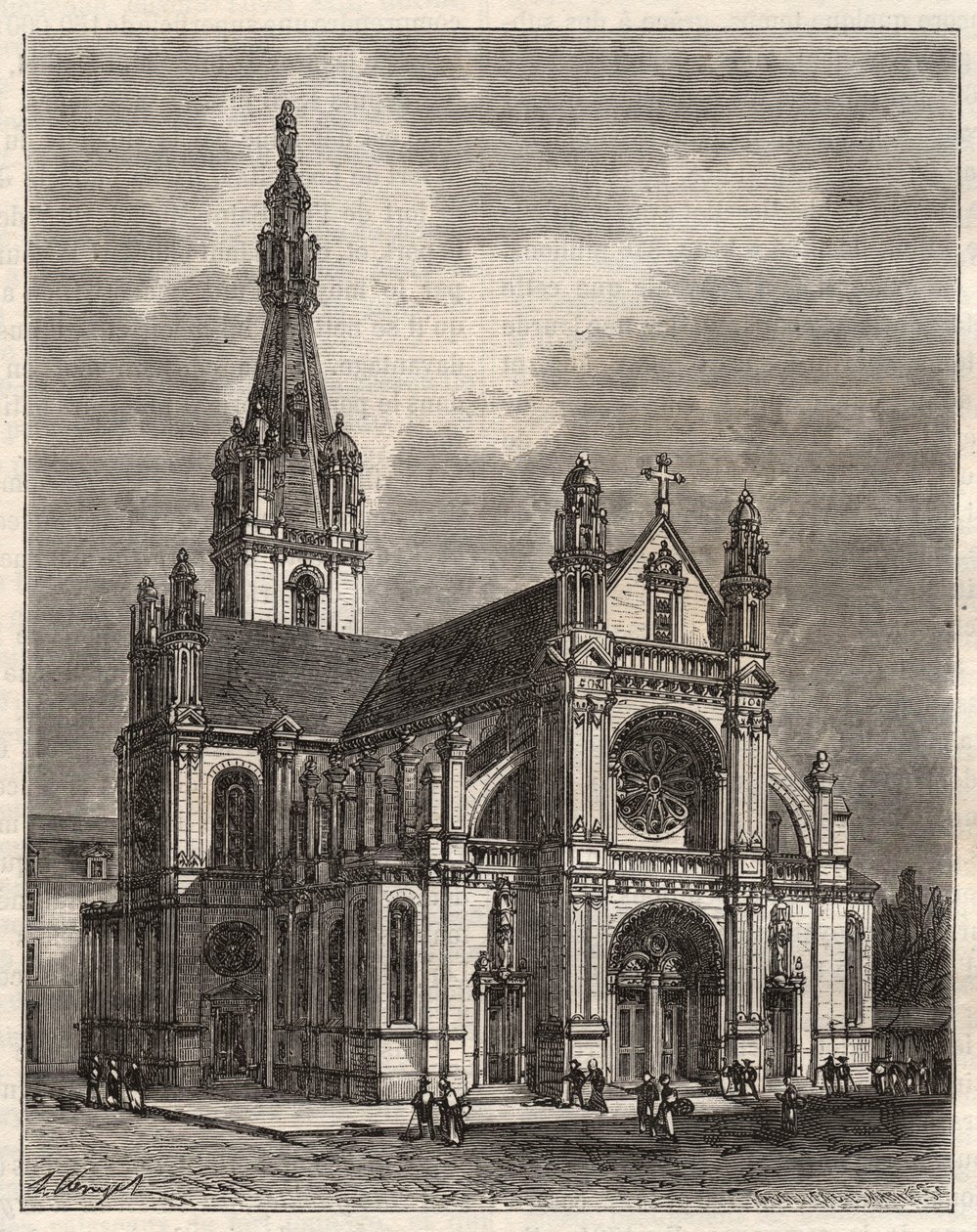Basílica de Santa Ana de Auray (1866-1872) - ubicada en Sainte-Anne-d