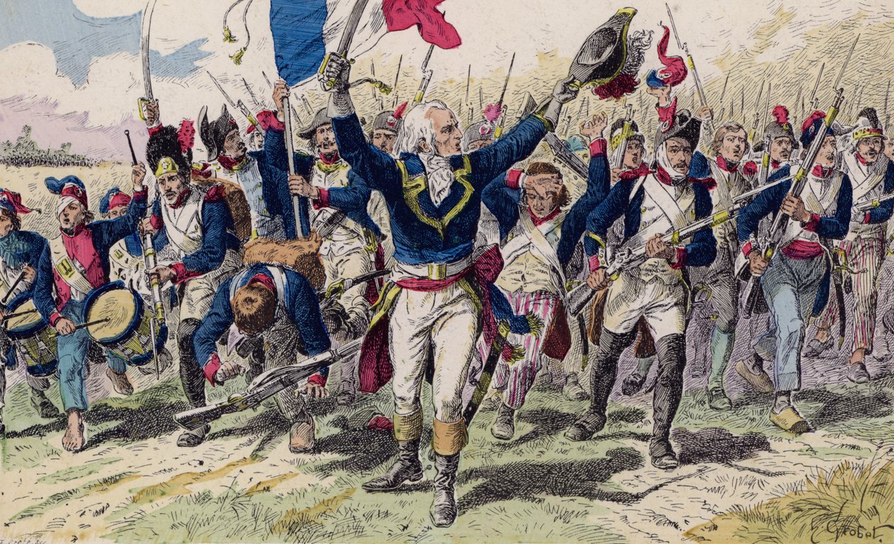 Batalla de Valmy de French School
