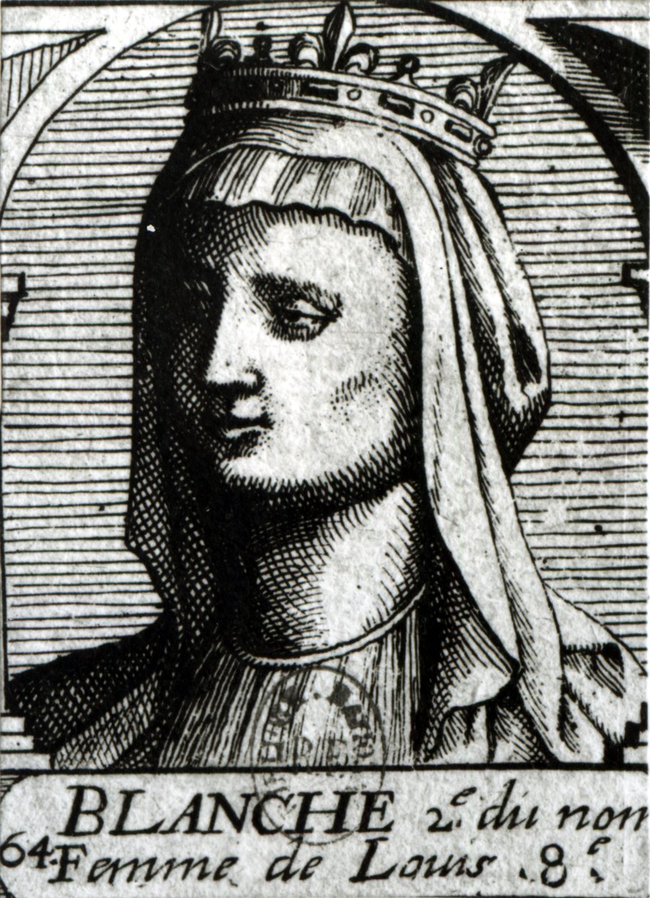 Blanca de Castilla (1188-1252) Reina de Francia de French School