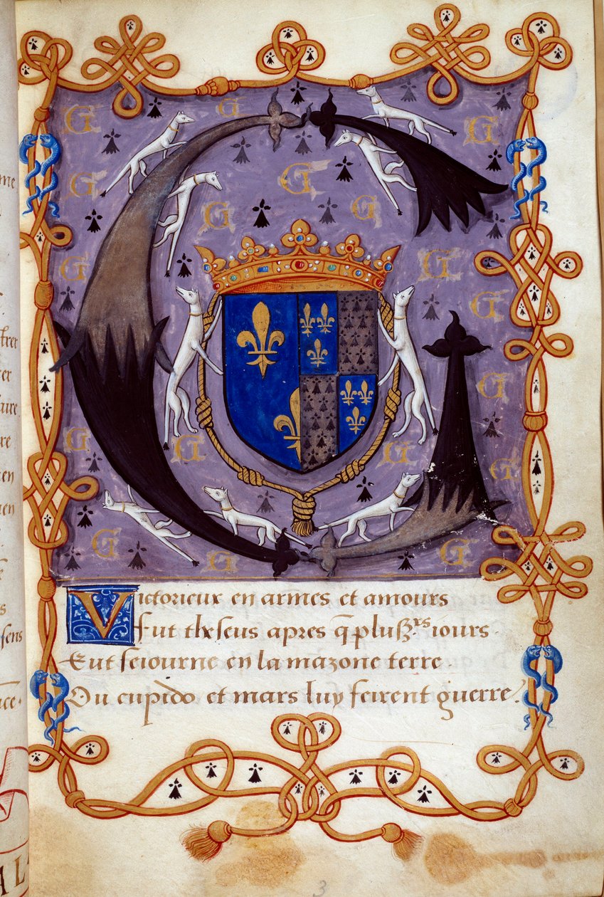 Blasón de la Reina Claudia de Francia de French School