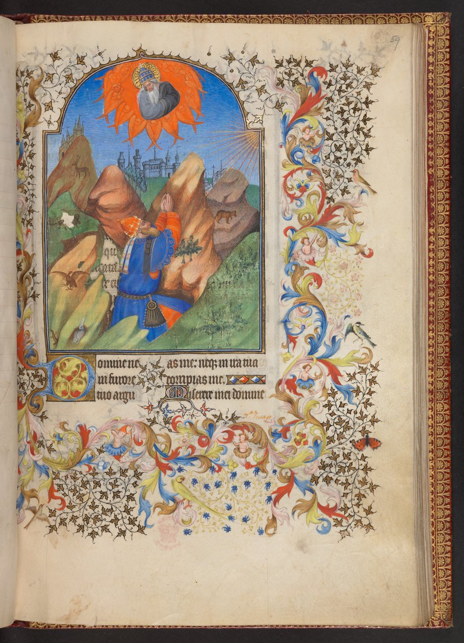 Libro de Horas, Add MS 32454 f.59r, Francia de French School