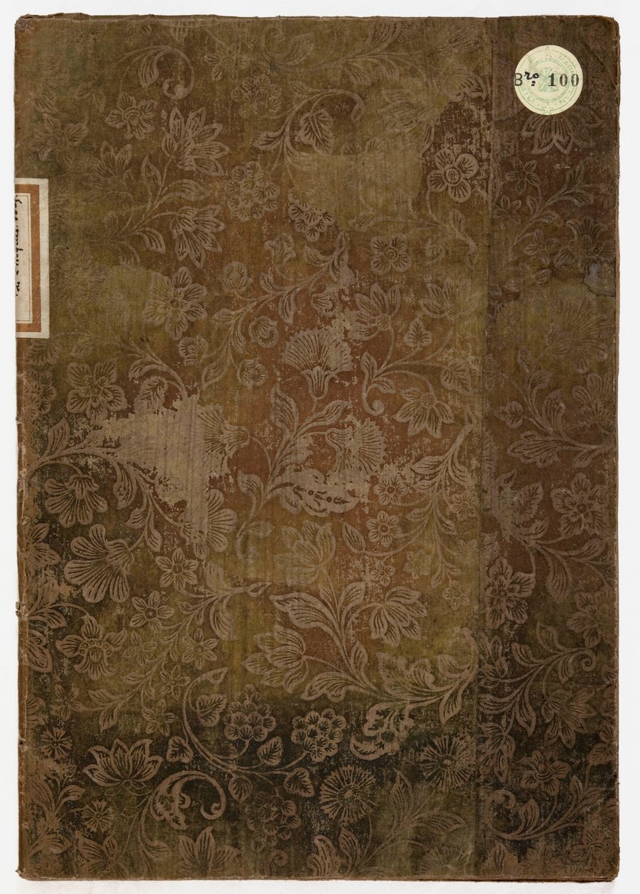 Libro de la etiqueta del Palacio Ducal de Lucca, Lucca, 1805 (textil bordado y papel) de French School